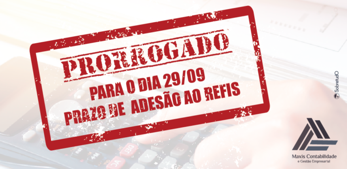 prorrogação prazo refis, pert, parcelamento, débitos tributários, medida provisória