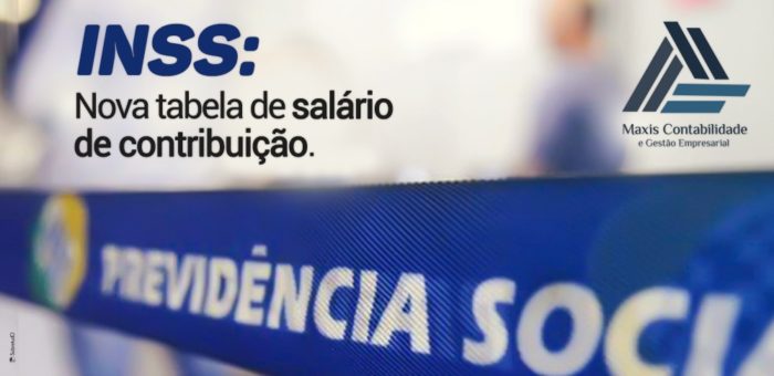 inss, nova tabela de contribuição de salario